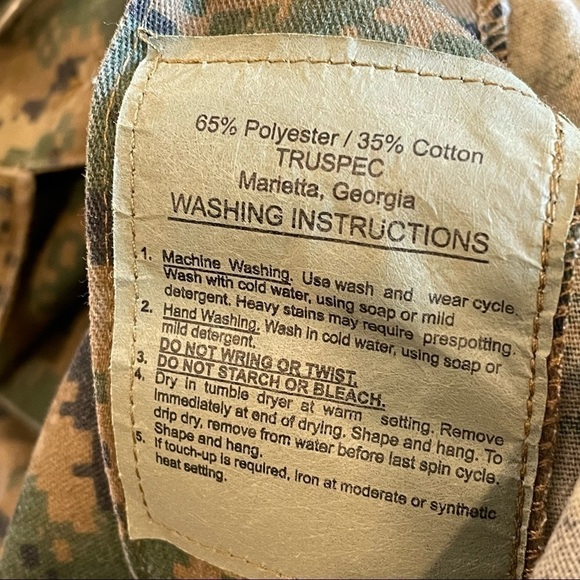 Tru-Spec Digital Camouflage Shirt Jacket Mens Camo Combat Military Sz S Regular. - Picture 9 of 11